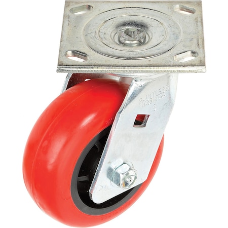 Faultless Swivel Plate Caster 6 Polyurethane Wheel 1498-6